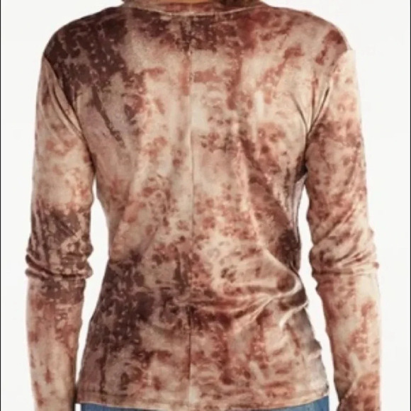 NWT Red Haute Velour Basic Crew Tee Small - Picture 4 of 11